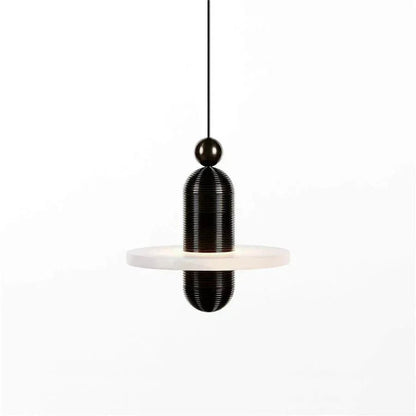 Alabaster Comet Pendant Lamp - Zelno Lighting