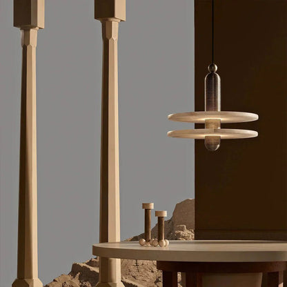 Alabaster Comet Pendant Lamp - Zelno Lighting
