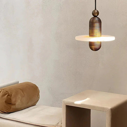 Alabaster Comet Pendant Lamp - Zelno Lighting