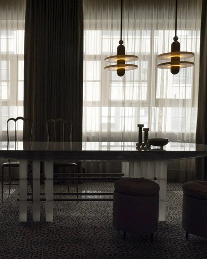 Alabaster Comet Pendant Lamp - Zelno Lighting
