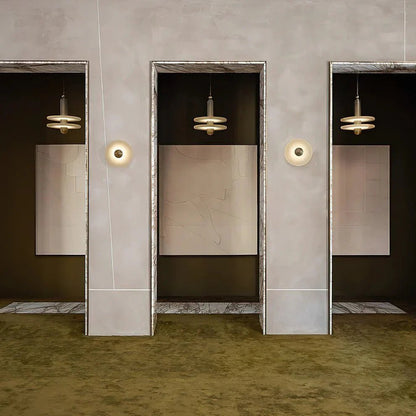 Alabaster Comet Pendant Lamp - Zelno Lighting