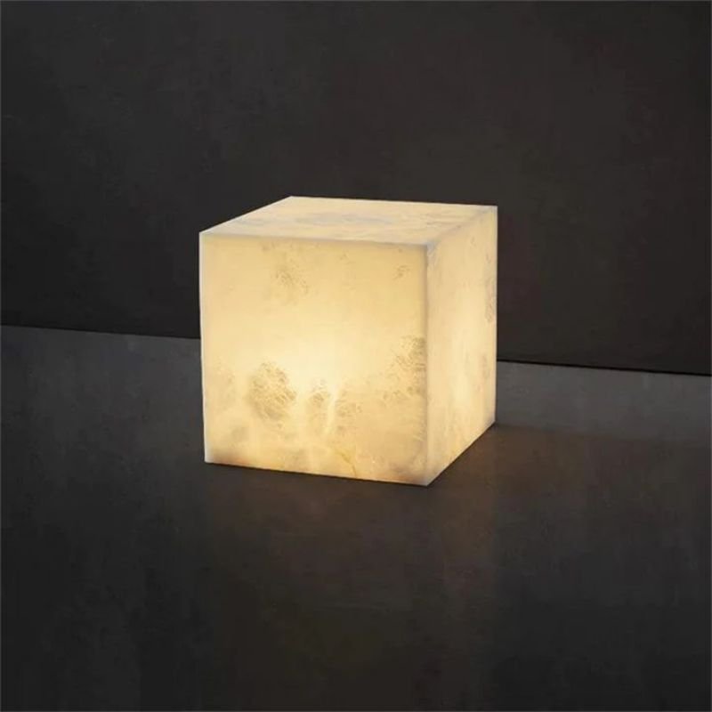Alabaster Cubic Linear Chandelier - Zelno Lighting