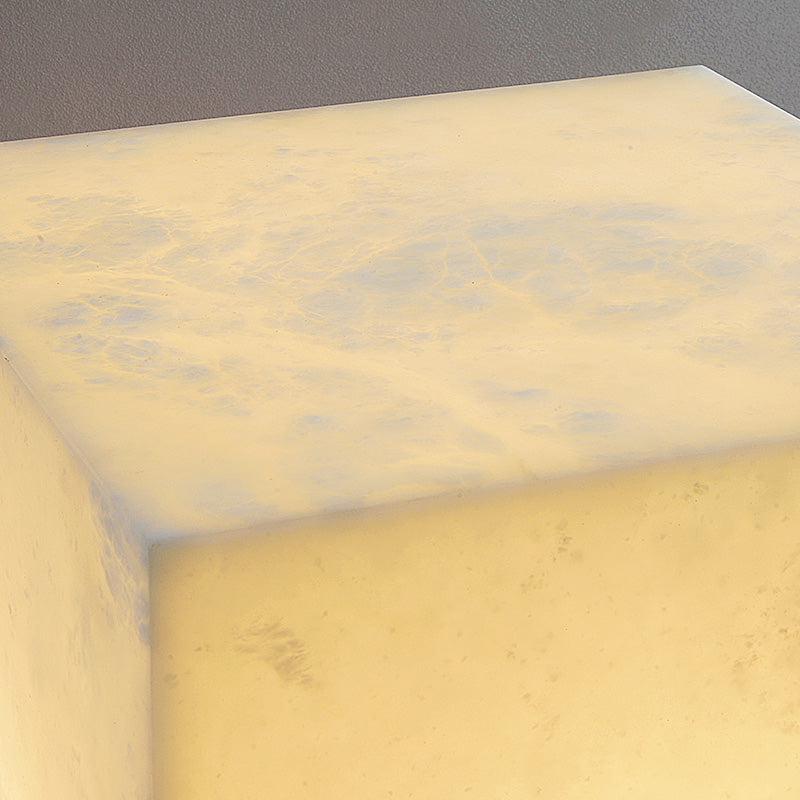 Alabaster Cubic Table Light - Zelno Lighting