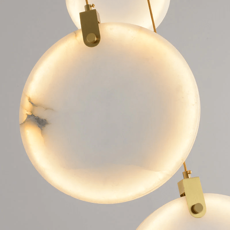 Alabaster Cuboid Dining Room Chandelier,Dining Room Chandelie - Zelno Lighting