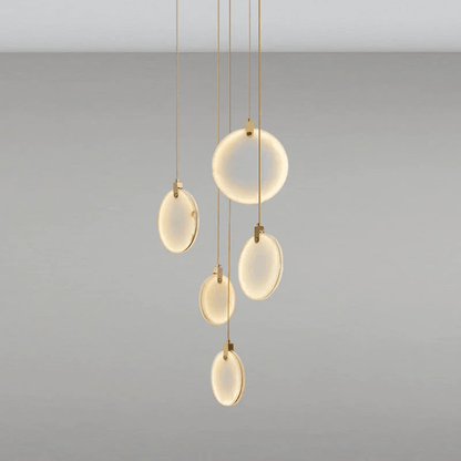 Alabaster Cuboid Dining Room Chandelier,Dining Room Chandelie - Zelno Lighting
