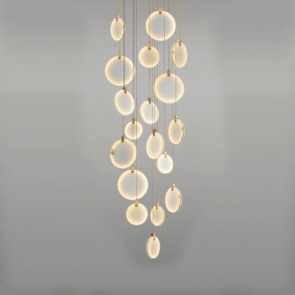 Alabaster Cuboid Dining Room Chandelier,Dining Room Chandelie - Zelno Lighting