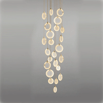 Alabaster Cuboid Dining Room Chandelier,Dining Room Chandelie - Zelno Lighting