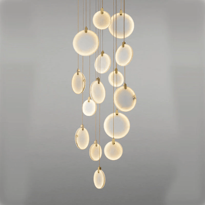 Alabaster Cuboid Dining Room Chandelier,Dining Room Chandelie - Zelno Lighting
