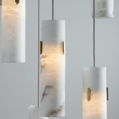 Alabaster Deco Cluster Chandelier - Zelno Lighting