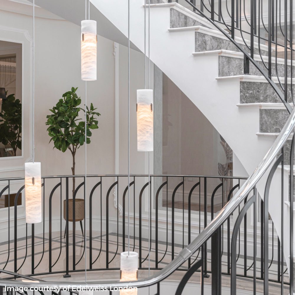 Alabaster Deco Cluster Chandelier - Zelno Lighting
