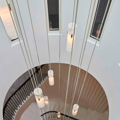 Alabaster Deco Cluster Chandelier - Zelno Lighting