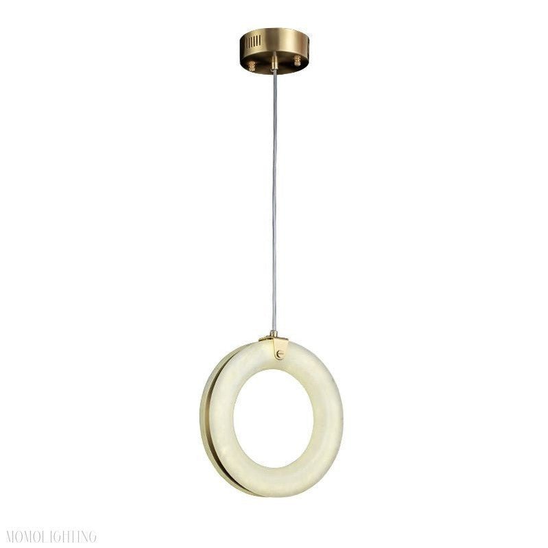 Alabaster Duplex Staircase Chandelier Light - Zelno Lighting