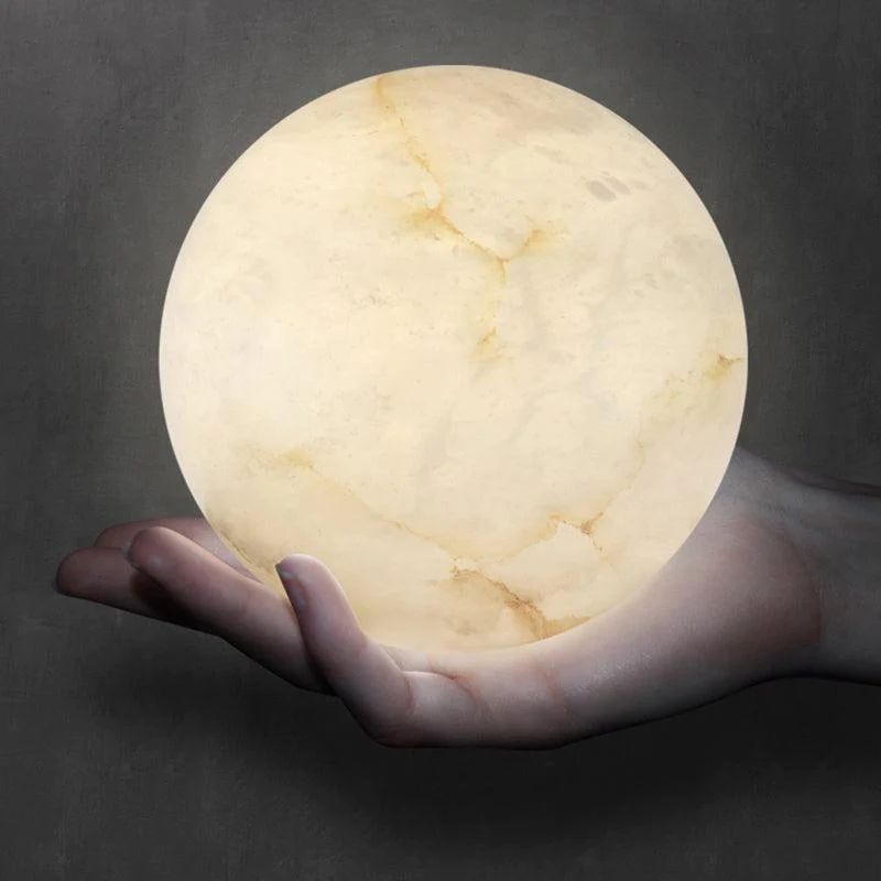 Alabaster Global Ceiling Chandelier - Zelno