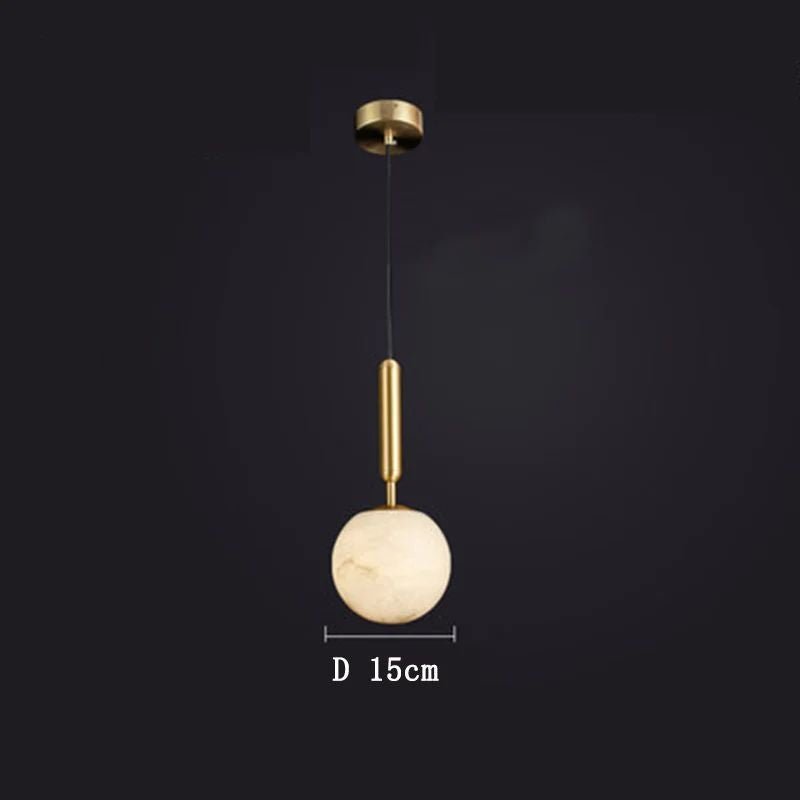 Alabaster Kitchen Island Pendant - Zelno Lighting