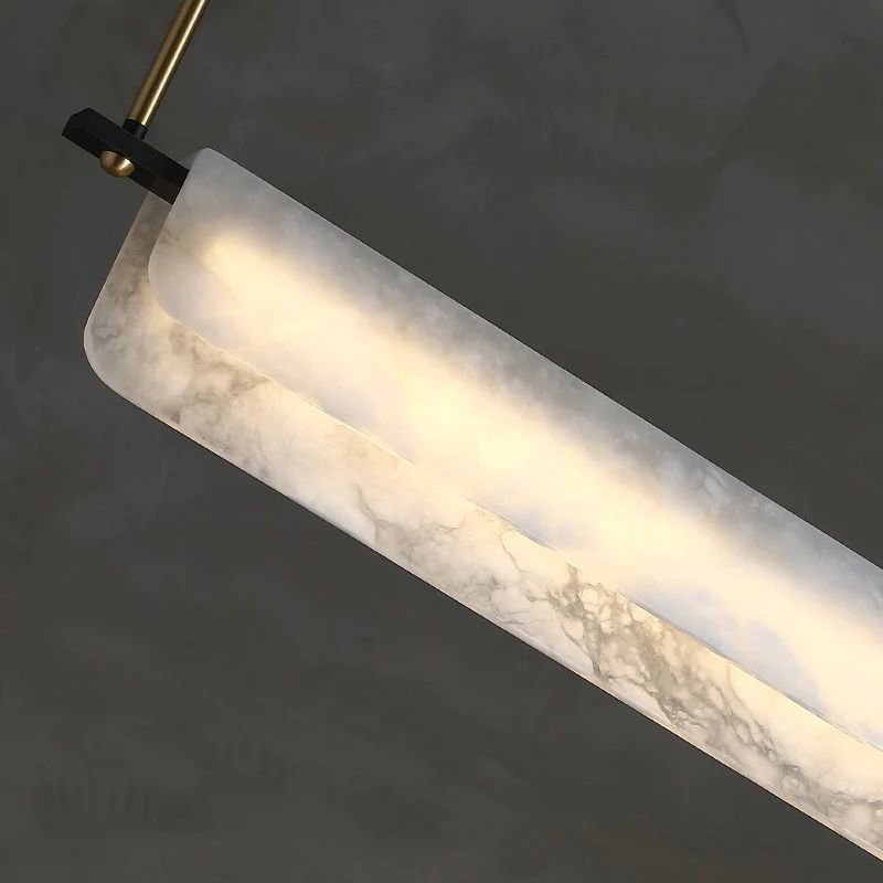 Alabaster Linear Pendant - Zelno