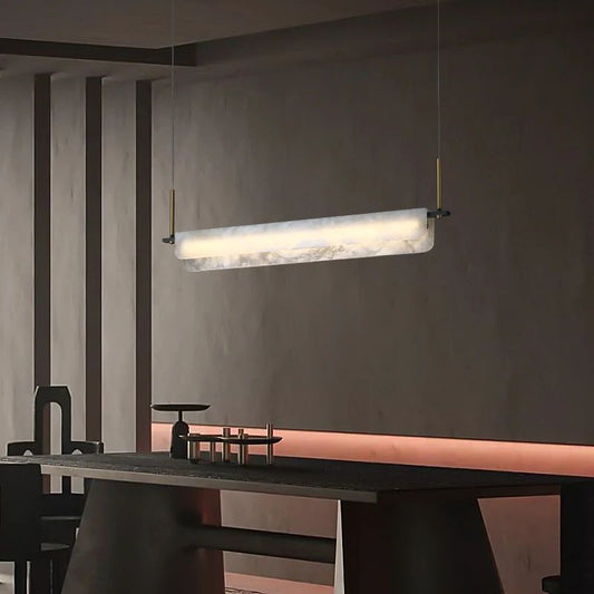 Alabaster Linear Pendant - Zelno