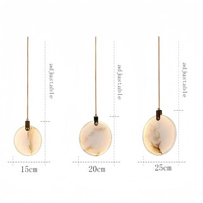 Alabaster Long Staircase Chandelier 5 styles - Zelno Lighting