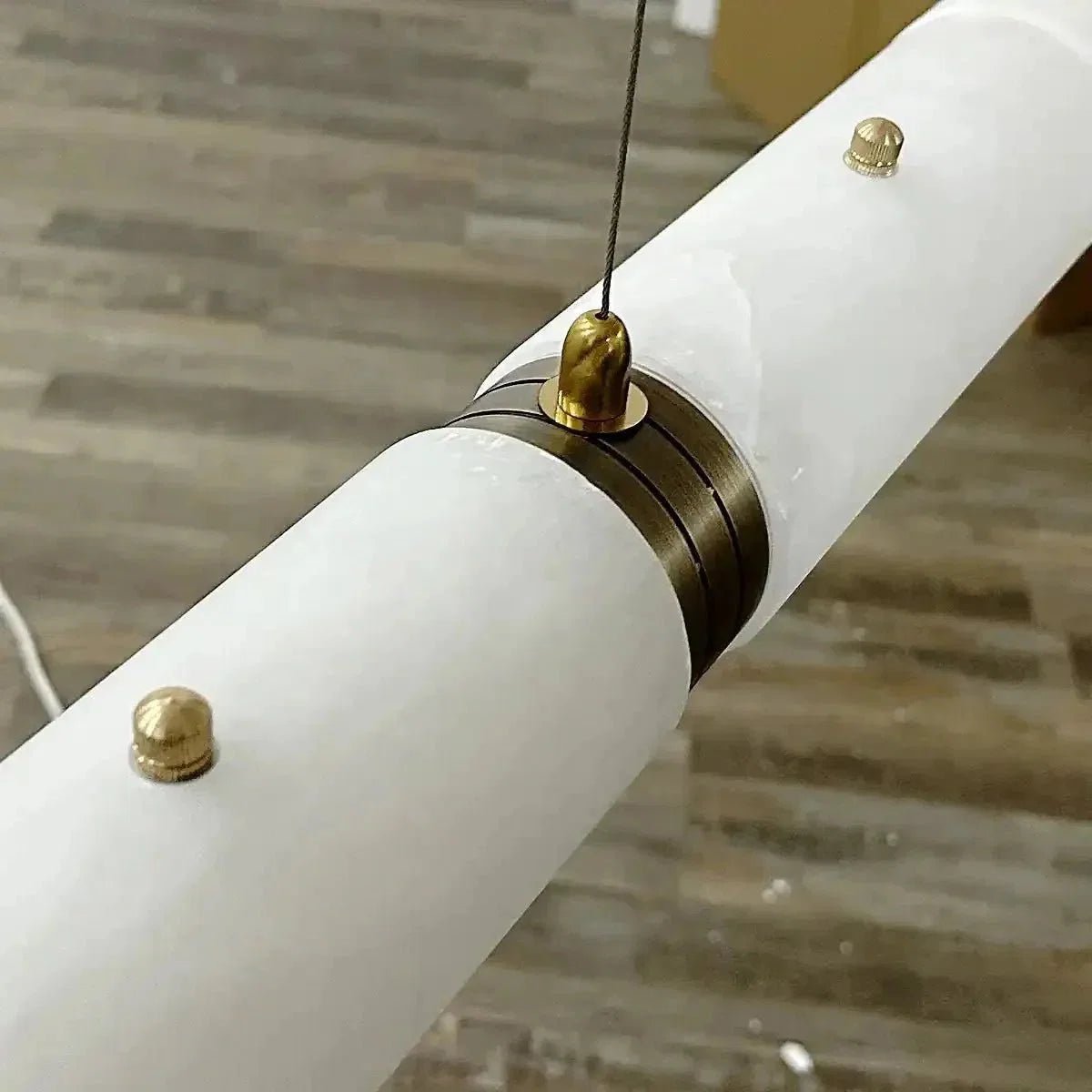 Alabaster Magnificence Art Linear Chandelier - Zelno Lighting