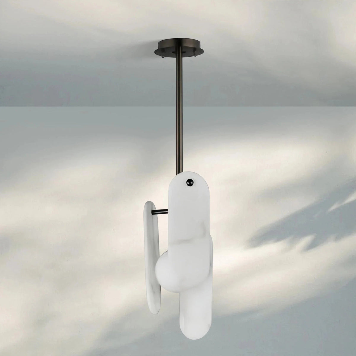 Alabaster Megalith Single Pendant - Zelno Lighting