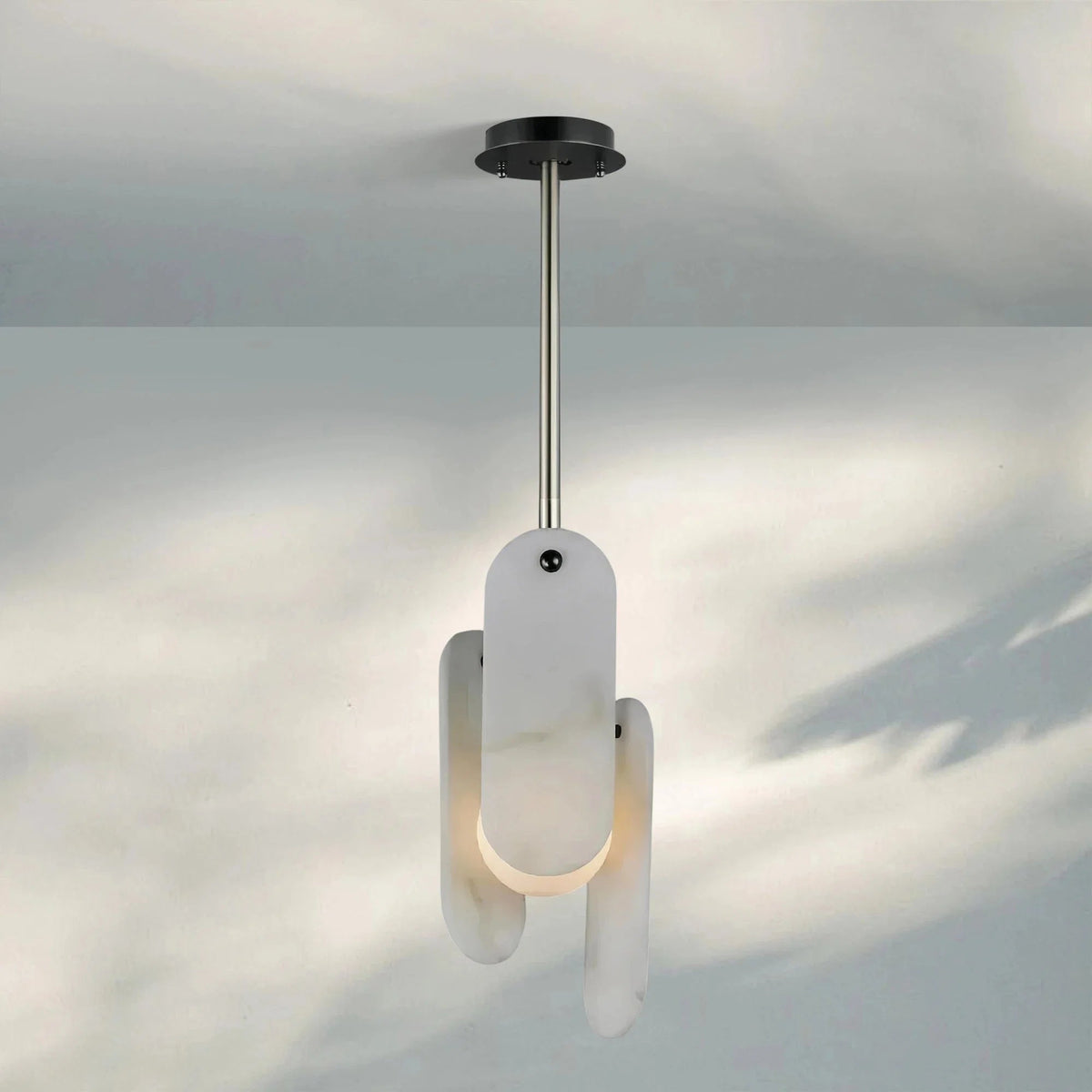 Alabaster Megalith Single Pendant - Zelno Lighting