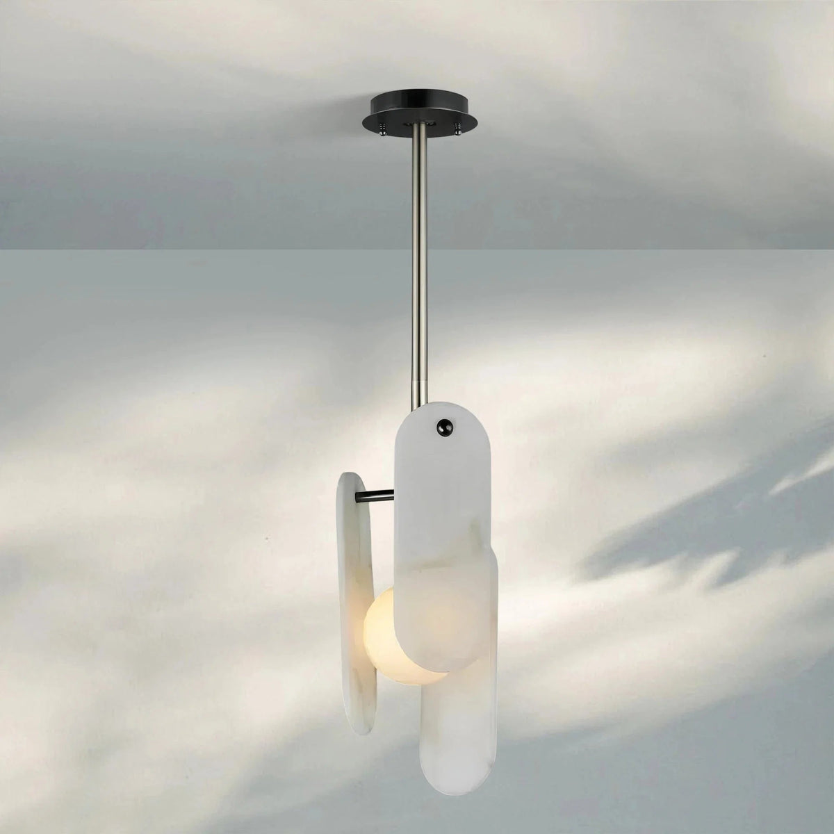 Alabaster Megalith Single Pendant - Zelno Lighting