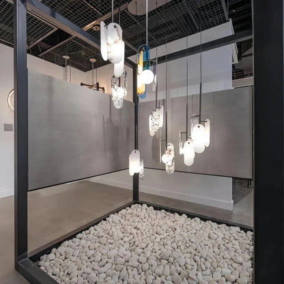 Alabaster Megalith Single Pendant - Zelno Lighting