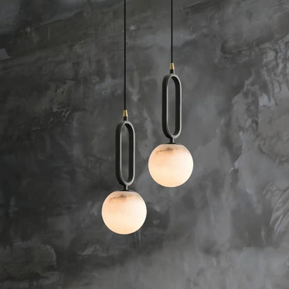 Alabaster Modern Pendant 6" - Zelno Lighting
