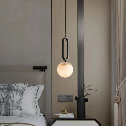 Alabaster Modern Pendant 6" - Zelno Lighting