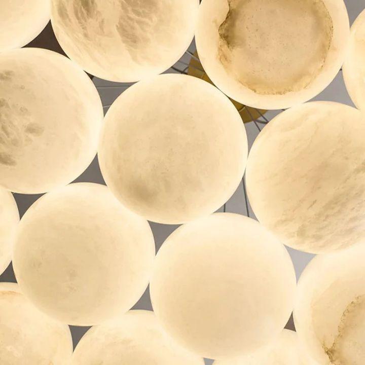 Alabaster Multi-lights Ceiling Pendant - Zelno Lighting