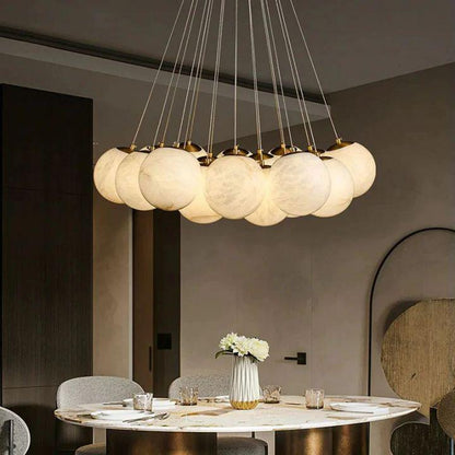 Alabaster Multi-lights Ceiling Pendant - Zelno Lighting