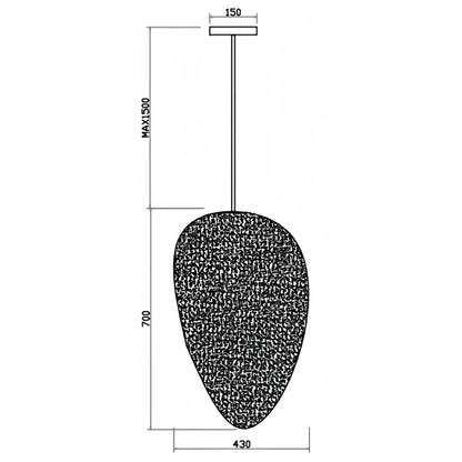 Alabaster Natural Stone Pendant - Zelno Lighting