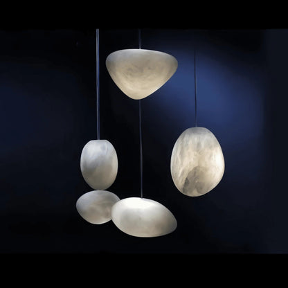 Alabaster Natural Stone Pendant - Zelno Lighting