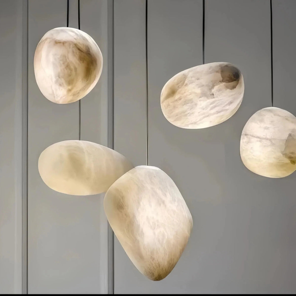 Alabaster Natural Stone Pendant - Zelno Lighting