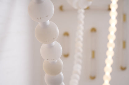 Alabaster Pearl Necklace Chandelier - Zelno Lighting