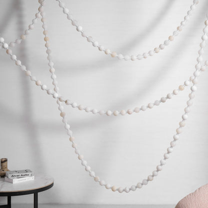 Alabaster Pearl Necklace Chandelier - Zelno Lighting