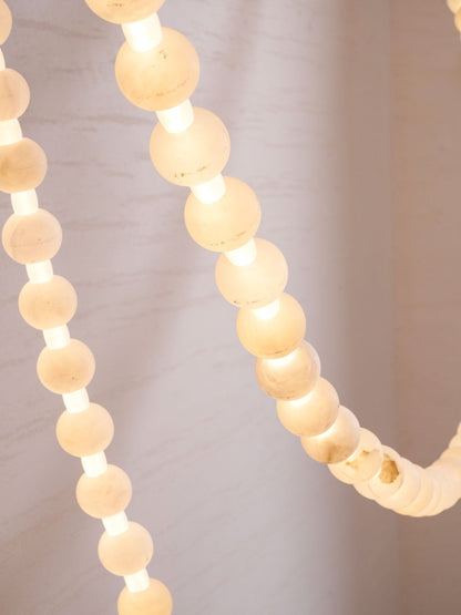 Alabaster Pearl Necklace Chandelier - Zelno Lighting