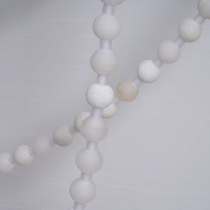 Alabaster Pearl Necklace Chandelier - Zelno Lighting