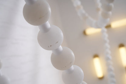 Alabaster Pearl Necklace Chandelier - Zelno Lighting