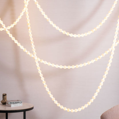 Alabaster Pearl Necklace Chandelier - Zelno Lighting