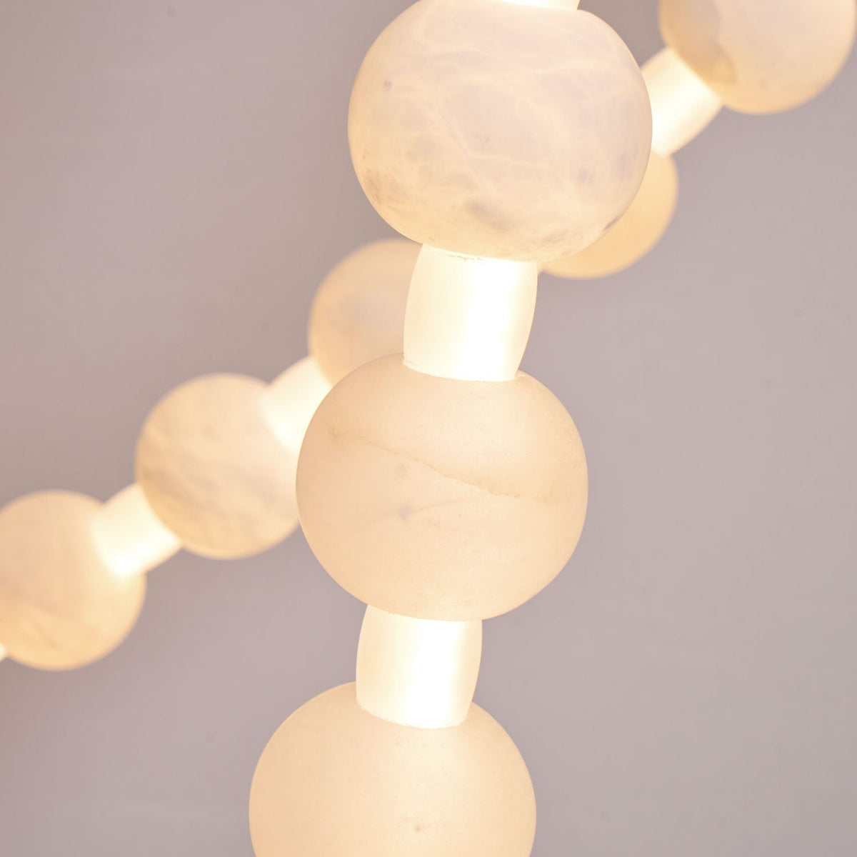 Alabaster Pearl Necklace Chandelier - Zelno Lighting