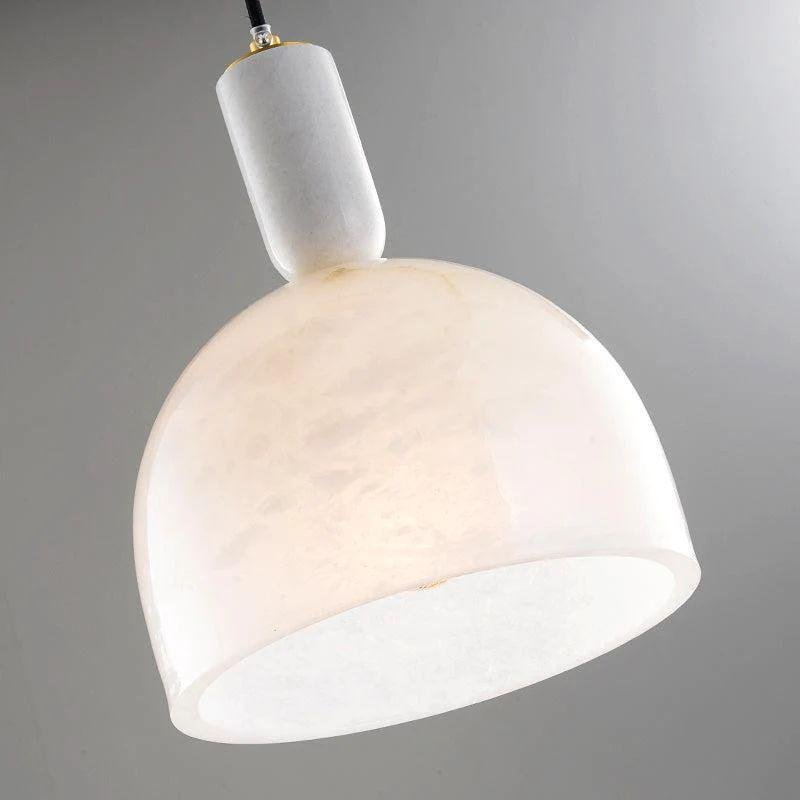Alabaster Simple Bedside Pendant Light - Zelno Lighting