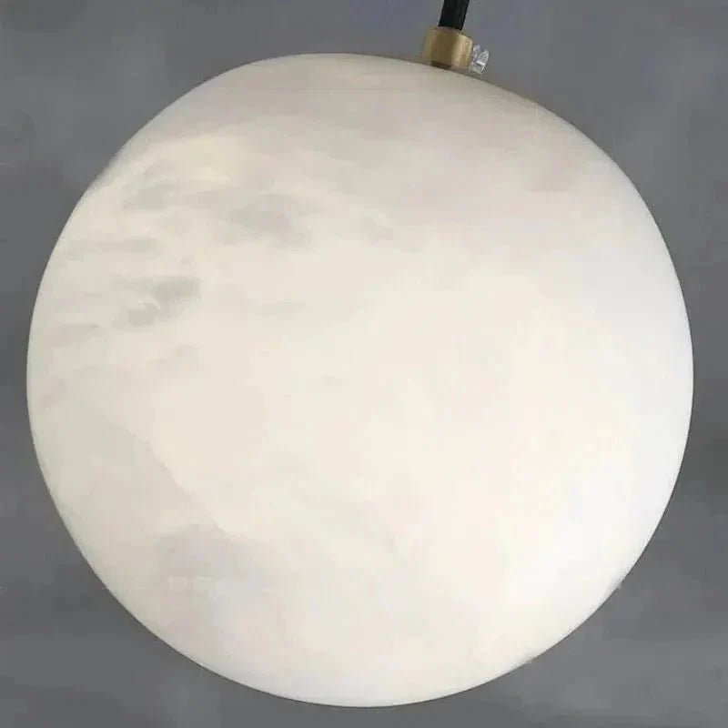 Alabaster Spherical Pendant Light - Zelno Lighting