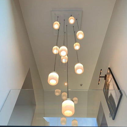 Alabaster Staircases Chandelier - Zelno Lighting