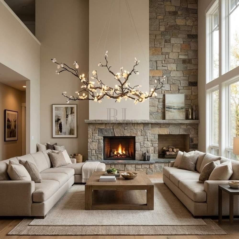 Alba Tree Branch Chandelier - Zelno Lighting