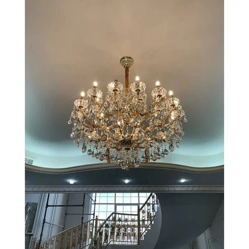 Allumage Extra Wide Classic Crystal Chandelier - Zelno Lighting