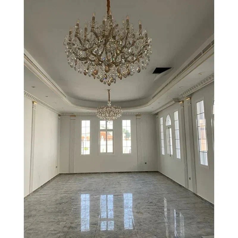 Allumage Extra Wide Classic Crystal Chandelier - Zelno Lighting