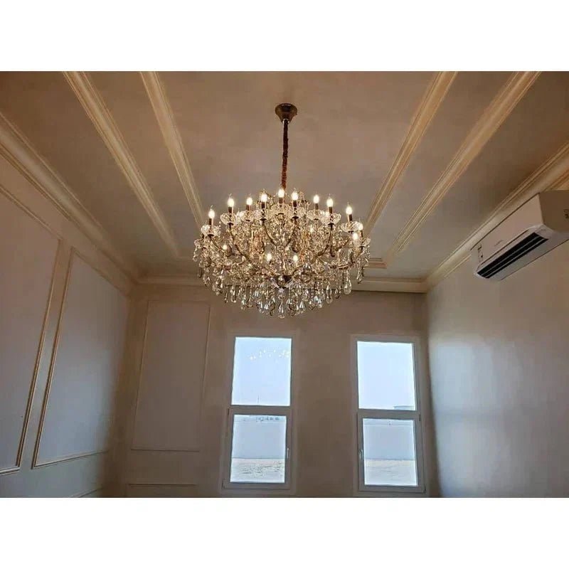 Allumage Extra Wide Classic Crystal Chandelier - Zelno Lighting