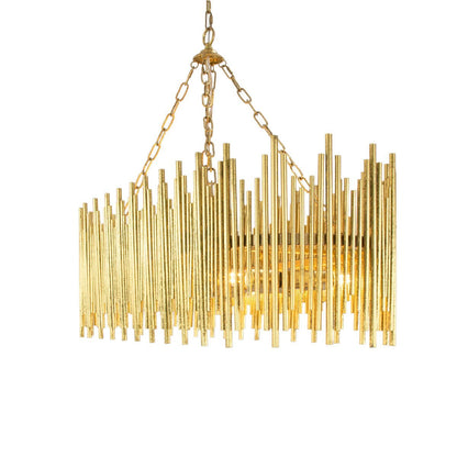 Althely 10 Lights Rectangle Pendant Chandelier - Zelno Lighting