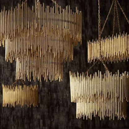 Althely 12 Lights 3-Tier Chandelier 35" W - Zelno Lighting
