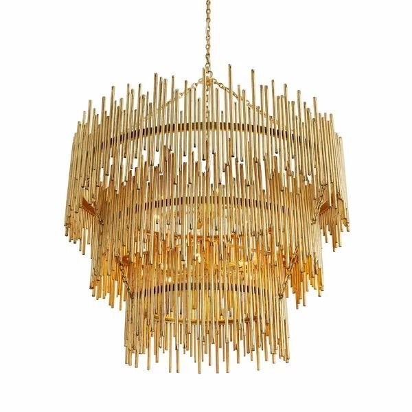 Althely 12 Lights 3-Tier Chandelier 35" W - Zelno Lighting